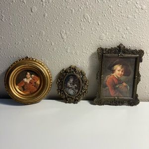 Mini classical art pieces set of 5